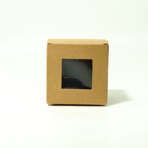 Κουτί Χάρτινο Κύβος Με Παράθυρο 8cm