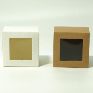 Κουτί Χάρτινο Κύβος Με Παράθυρο 6cm