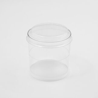 Μπόλ και Καπάκι Πλαστικό Σφαιρικό 80ml